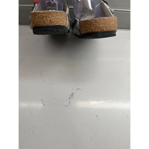 BIRKENSTOCK‎ Arizona Rivet Shearling  Sandals Plaid Fall Winter Size 9 - Picture 5 of 8